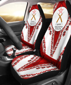 Africazone Africa Car Seat Covers Afar White Version Ethiopia National Regional State Car Seat Covers Vintage African Dashiki x8k1s4.jpg