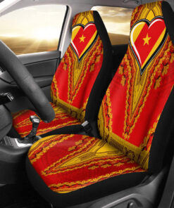 Africazone Africa Car Seat Covers Amhara Red Version Ethiopia National Regional State Car Seat Covers Vintage African Dashiki qbyjyt.jpg