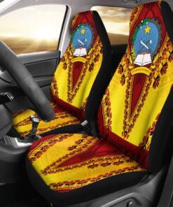 Africazone Africa Car Seat Covers Angola Yellow Version Car Seat Covers Vintage African Dashiki siiaks.jpg