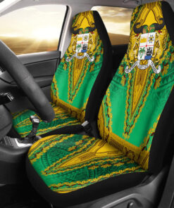 Africazone Africa Car Seat Covers Benin Green Version Car Seat Covers Vintage African Dashiki pec6y3.jpg