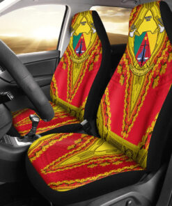 Africazone Africa Car Seat Covers Cameroon Red Version Car Seat Covers Vintage African Dashiki fpwvq8.jpg