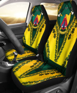 Africazone Africa Car Seat Covers Cameroon Yellow Version Car Seat Covers Vintage African Dashiki wcrep1.jpg