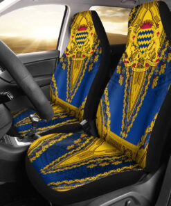 Africazone Africa Car Seat Covers Chad Blue Version Car Seat Covers Vintage African Dashiki aocvig.jpg