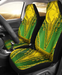 Africazone Africa Car Seat Covers Gambia Green Version Car Seat Covers Vintage African Dashiki q53dte.jpg