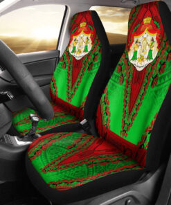 Africazone Africa Car Seat Covers Oromo Green Version Car Seat Covers Vintage African Dashiki iq5tqi.jpg