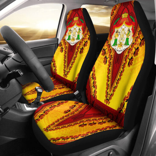 Africazone Africa Car Seat Covers Oromo Yellow Verison Car Seat Covers Vintage African Dashiki wzznha.jpg