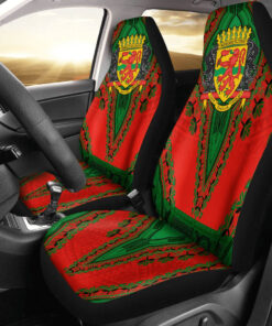 Africazone Africa Car Seat Covers Republic Of The Congo Red Version Car Seat Covers Vintage African Dashiki hbbtpf.jpg