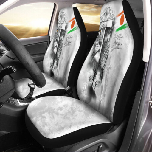 Africazone Car Seat Covers Niger Car Seat Covers Jesus Pray And The Lion Of Judah nsquna.jpg