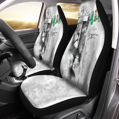 Africazone Car Seat Covers Nigeria Car Seat Covers Jesus Pray And The Lion Of Judah lggnvm.jpg