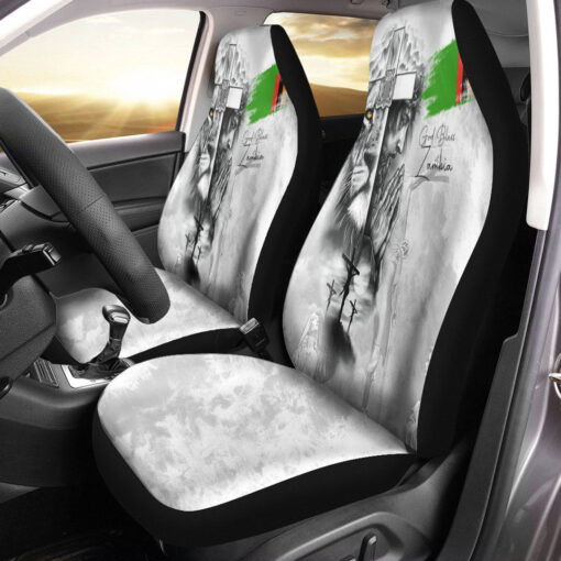 Africazone Car Seat Covers Zambia Car Seat Covers Jesus Pray And The Lion Of Judah xnu7cc.jpg