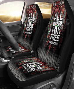 Africazone Palestine Car Seat Covers All United For Free Palestine Car Seat Covers ydrytg.jpg