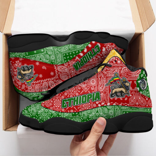 Africazone Shoes Ethiopia Red Version Sneakers JD13 Shoes a2fnfj.jpg