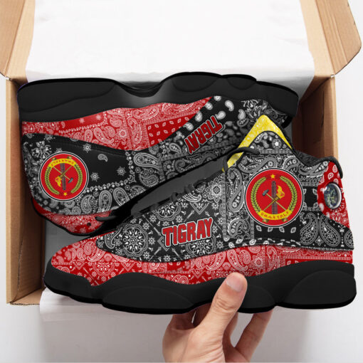 Africazone Shoes Tigray Black Version Ethiopia National Regional States Sneakers JD13 Shoes axbh7s.jpg