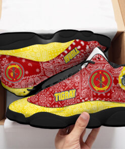 Africazone Shoes Tigray Red Version Ethiopia National Regional States Sneakers JD13 Shoes zfnukb.jpg