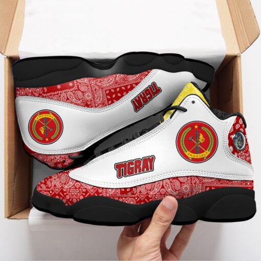 Africazone Shoes Tigray White Version Ethiopia National Regional States Sneakers JD13 Shoes p1xyec.jpg
