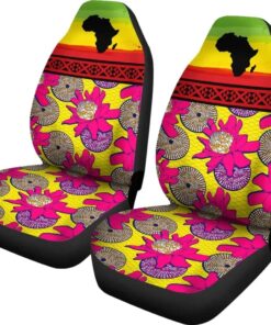 Ankara Protea Africa Zone Car Seat Covers q8okip.jpg