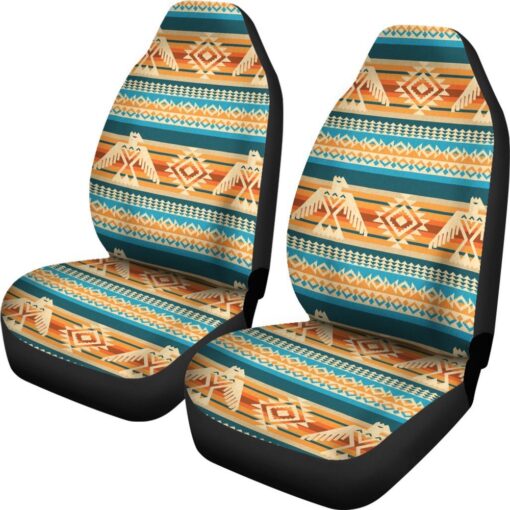 Aztec Eagle Print Pattern Universal Fit Car Seat Covers Car Seat Cover 2 lo0bsp.jpg