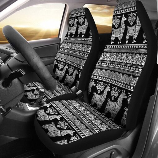 Aztec Llama Pattern Print Universal Fit Car Seat Cover Car Seat Cover 1 tctswa.jpg