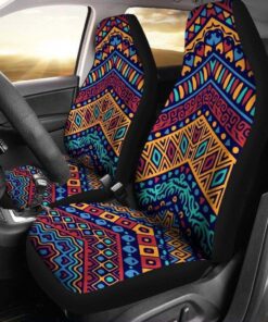 Black Beautiful Car Seat Covers Ethnic Floral 4 Africa Zone Car Seat Covers dgefwv.jpg