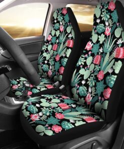 Black Cactus Pattern Print Universal Fit Car Seat Cover Car Seat Cover 1 m19m6k.jpg