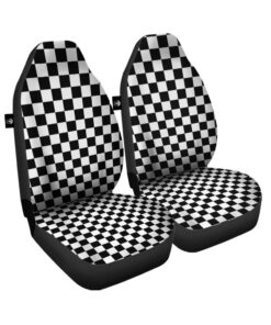 Black Checkered Flag Print Car Seat Covers Car Seat Cover 3 ntnptb.jpg