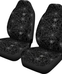 Black Spider Web Pattern Print Universal Fit Car Seat Cover Car Seat Cover 2 tzv8mx.jpg
