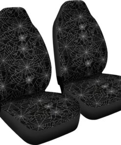 Black Spider Web Pattern Print Universal Fit Car Seat Cover Car Seat Cover 4 tqslqt.jpg