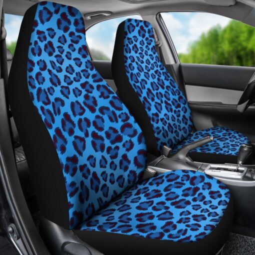 Blue Cheetah Leopard Pattern Print Universal Fit Car Seat Cover Car Seat Cover 3 onjpsc.jpg