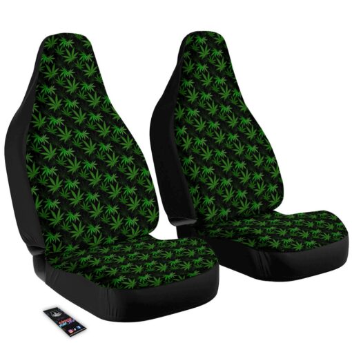 Cannabis Leaf Black And Green Print Car Seat Covers Car Seat Cover 1 wbprzs.jpg