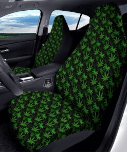 Cannabis Leaf Black And Green Print Car Seat Covers Car Seat Cover 2 ki0r8q.jpg