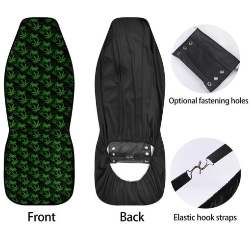 Cannabis Leaf Black And Green Print Car Seat Covers Car Seat Cover 4 vfapqt.jpg