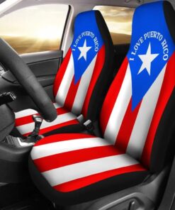 Encanto Rican Car Seat Covers Puerto Rico I Love Flag axjmsc.jpg