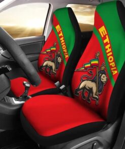 Ethiopia Flag Car Seat Covers Africa Zone Car Seat Covers wcf8f8.jpg