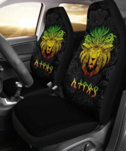 Ethiopia Lion Pattern Africa Car Seat Covers Africa Zone Car Seat Covers wtdg7y.jpg