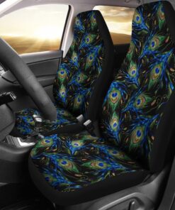 Feather Peacock Pattern Print Universal Fit Car Seat Cover Car Seat Cover 1 hhhdfu.jpg