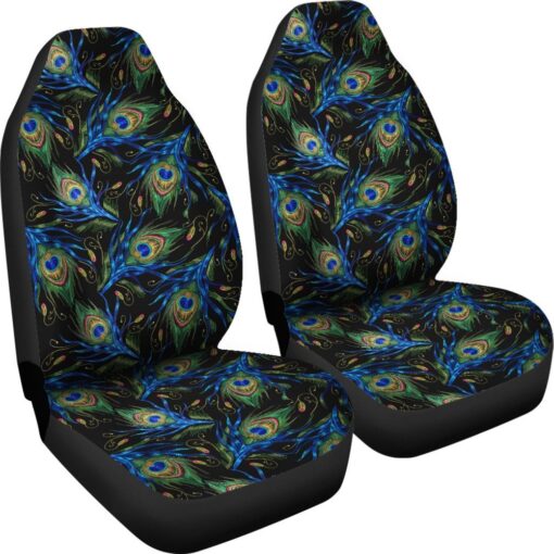 Feather Peacock Pattern Print Universal Fit Car Seat Cover Car Seat Cover 4 lq8pn8.jpg