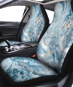 Golden Powder Blue Marble Car Seat Covers Car Seat Cover 2 xptvmc.jpg