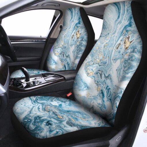 Golden Powder Blue Marble Car Seat Covers Car Seat Cover 2 xptvmc.jpg