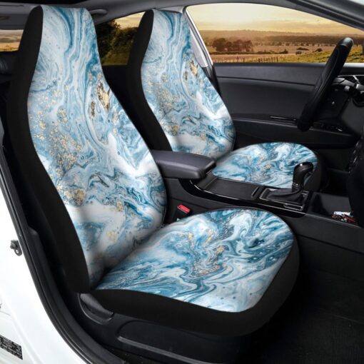 Golden Powder Blue Marble Car Seat Covers Car Seat Cover 3 zymz78.jpg