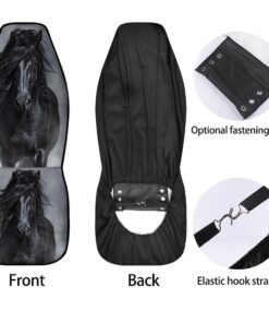 Horse Black Stallion Print Car Seat Covers Car Seat Cover 4 k80pbe.jpg