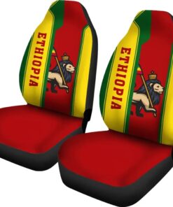 Lion Of Judah Ethiopian Fifth Style Africa Zone Car Seat Covers bzfvjd.jpg