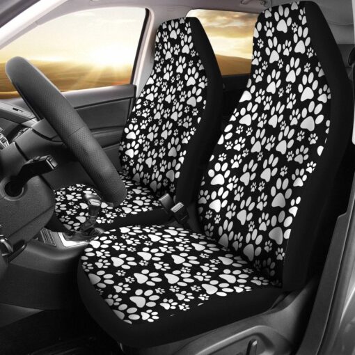 Paw Print Pattern Universal Fit Car Seat Cover Car Seat Cover 1 eovbof.jpg