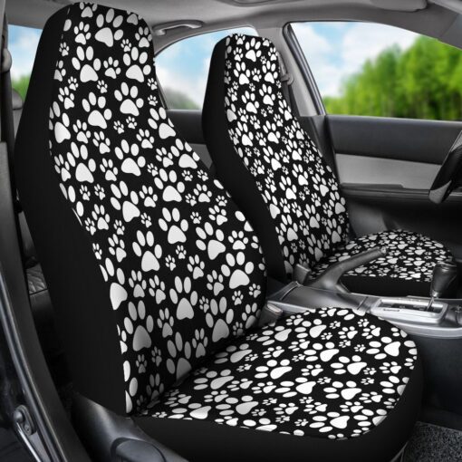 Paw Print Pattern Universal Fit Car Seat Cover Car Seat Cover 3 jyxtjs.jpg