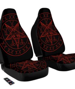 Pentagram Symbol Red Satanic Print Car Seat Covers Car Seat Cover 1 pvf5yg.jpg