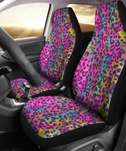 Rainbow Cheetah Leopard Pattern Print Universal Fit Car Seat Cover Car Seat Cover 1 txtn4w.jpg