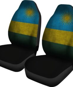 Rwanda Flag Grunge Style Africa Zone Car Seat Covers pywmzu.jpg