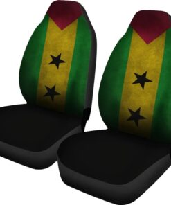 Sao Tome And Principe Flag Grunge Style Africa Zone Car Seat Covers jbdcbp.jpg