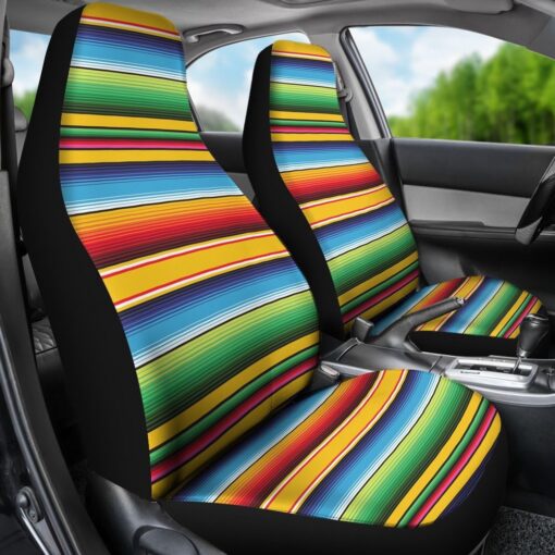 Serape Baja Mexican Blanket Pattern Print Universal Fit Car Seat Cover Car Seat Cover 3 nex68f.jpg