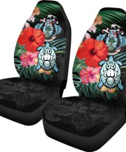 Seychelles Turtle And Hibiscus Africa Zone Car Seat Covers pte3yz.jpg