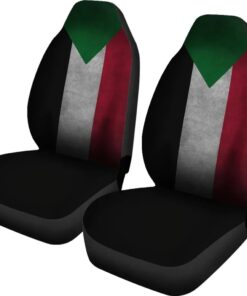 Sudan Flag Grunge Style Africa Zone Car Seat Covers tjqywa.jpg